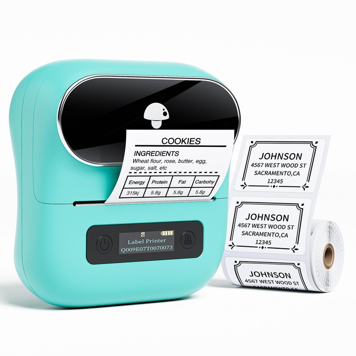 Phomemo M220 Jewelry Clothing Tags Bluetooth Thermist Strip Tag Printer(Green)