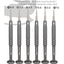 MECHANIC iMini Series Mobile Phone Repair Glasses Screw Batch Clock Tool, Series: Five Star 0.8