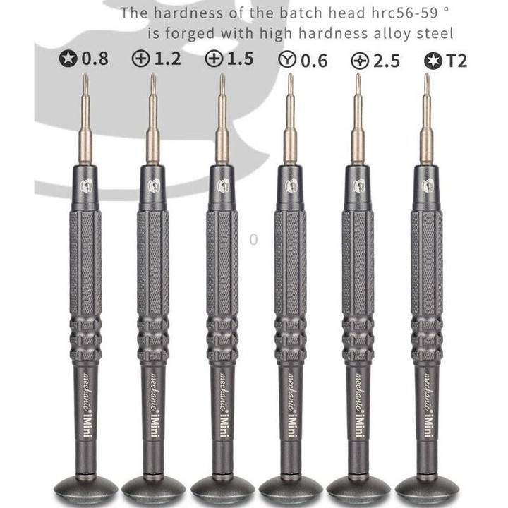 MECHANIC iMini Series Mobile Phone Repair Glasses Screw Batch Clock Tool, Series: Phillips 2.5