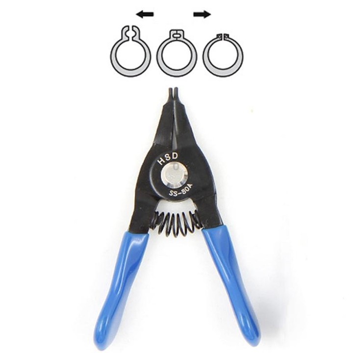 HSD SS-80A Outer For Shaft Straight 10-25mm Compact Spring-Loaded Pliers Retaining Ring Pliers