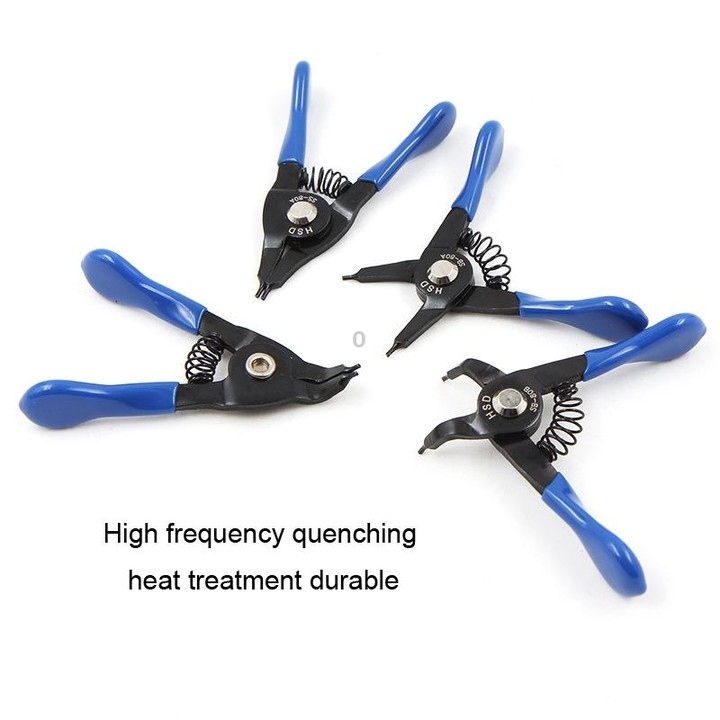 HSD SS-80B Outer For Shaft Curved 10-25mm Compact Spring-Loaded Pliers Retaining Ring Pliers
