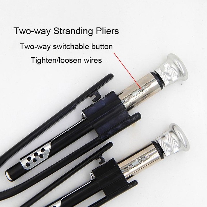 HSD WTP-806R 6-inch Two-way 235mm Stranding Wire Pliers Fuses Plier Twist Wire Clamp Tightening Plier