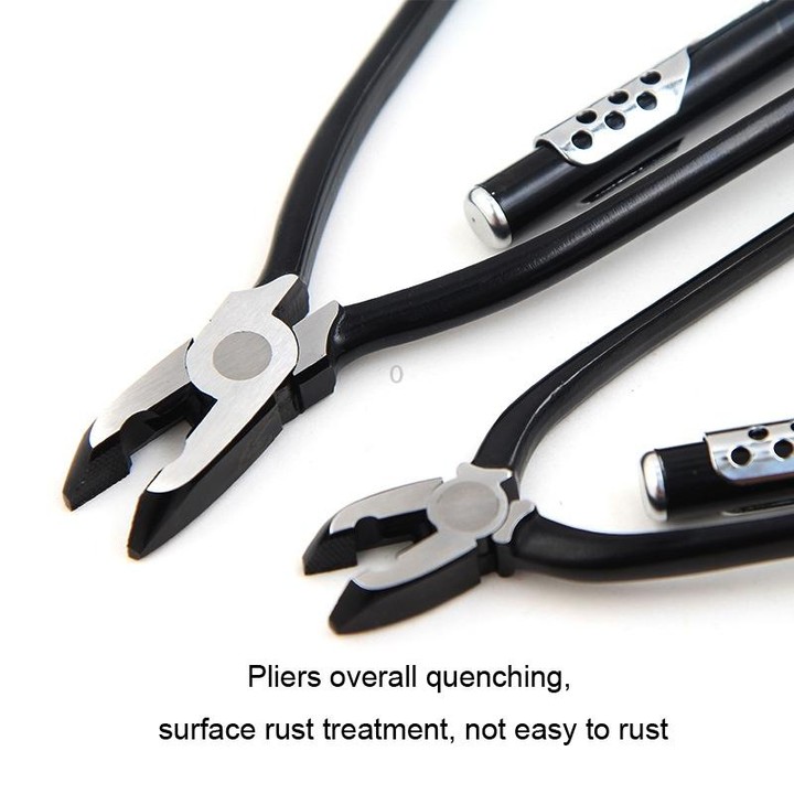 HSD WTP-809R 9-inch Two-way 287mm Stranding Wire Pliers Fuses Plier Twist Wire Clamp Tightening Plier