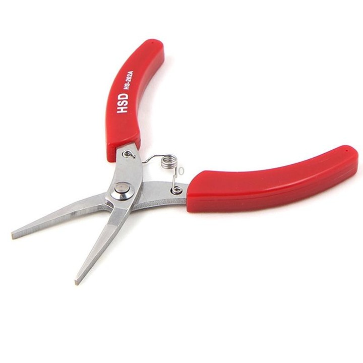 HSD HS-202A Flat Head Stainless Steel Toothless Pointed Nose Plier Pointed Nose Plier