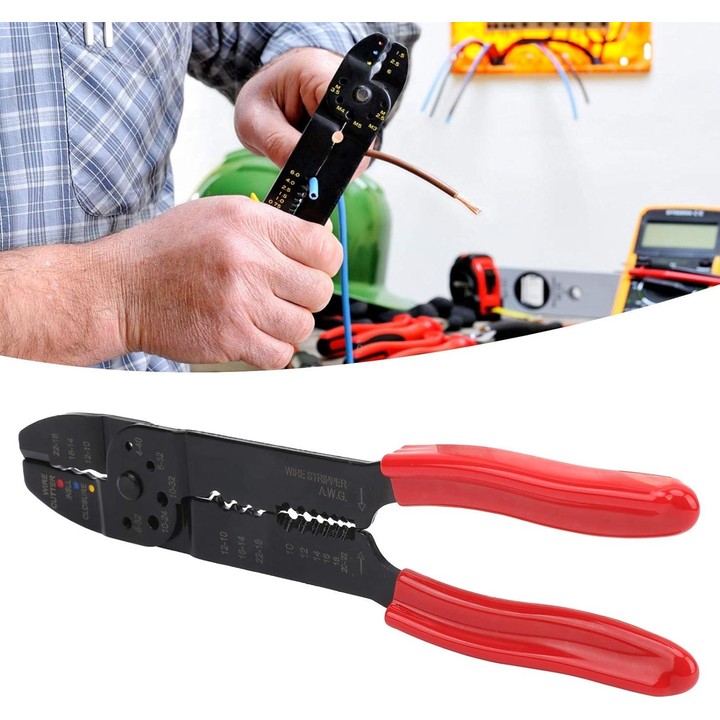 Multifunctional Cable Stripping Manual Crimping Pliers(HS-313)