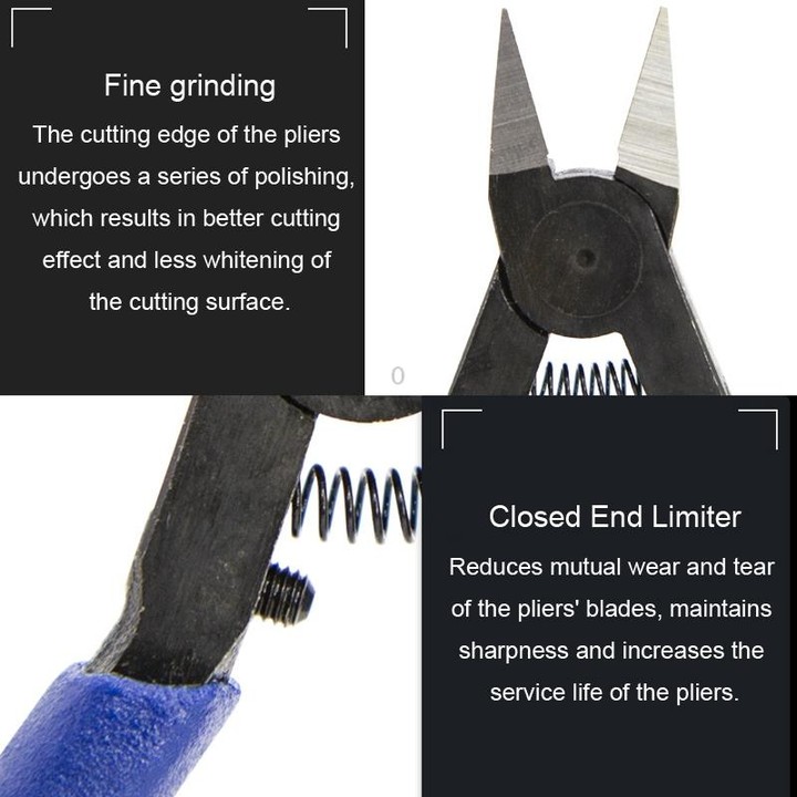HSD HS-30NAS Plastic Model Thin Blade Waterjet Cutting Plier Diagonal Plier Handmade Plier