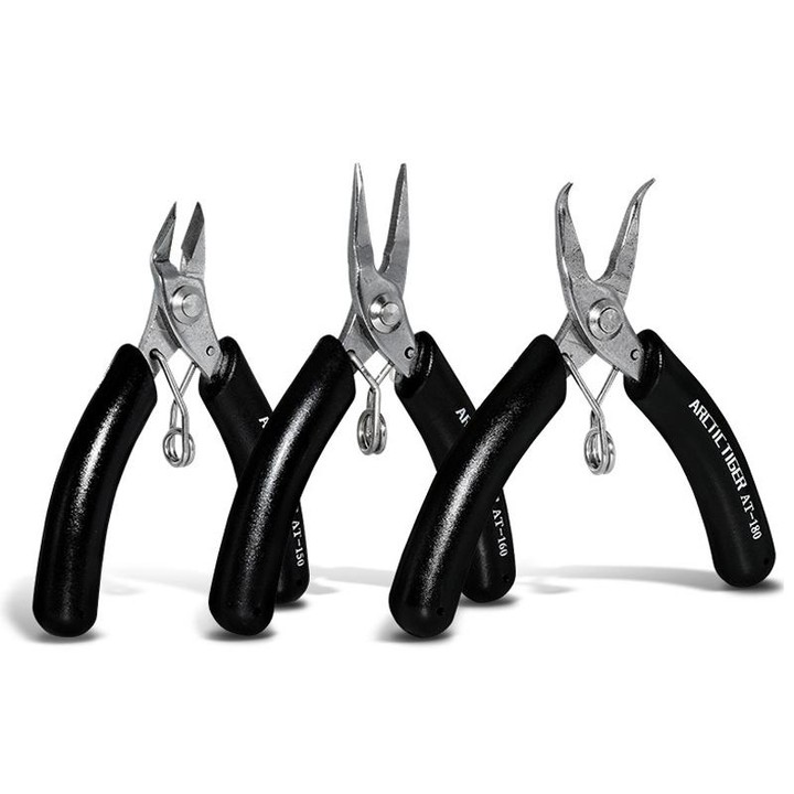 ARCTIC TIGER AT-160 Toothless Needle Nose Mini Palm Stainless Steel Cutting Plier Jewelry Making Handmade Plier