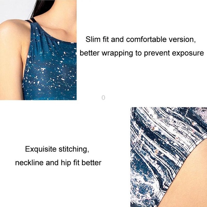 Belly-covering Thin Sexy Open-back Bikini Triangle One-piece Competitive Swimsuit, Size: M