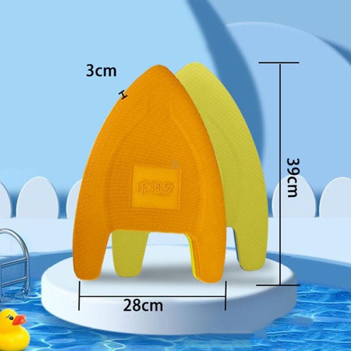 EVA Swimming Floating Board Children Swimming Practice Aids(Orange Yellow)