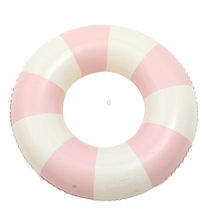 Thickened Outdoor Water Sports Children Swimming Ring, Outer Diameter: 70cm(Pink Grid)