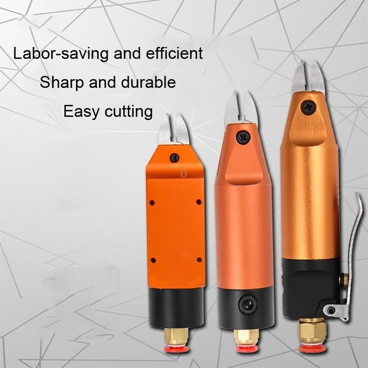 HSD HS-5M+S2 Cut Metal Set 2 In 1 Pneumatic Snip Plier Cutting Metal Plastic Model Scissor Tool