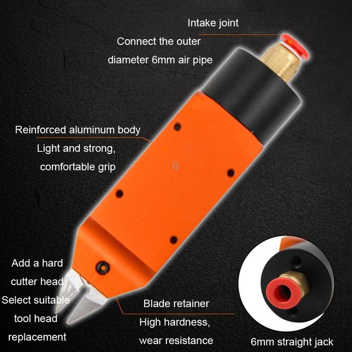 HSD MS-5+S2S Cut Metal Set 2 In 1 Pneumatic Snip Plier Cutting Metal Plastic Model Scissor Tool