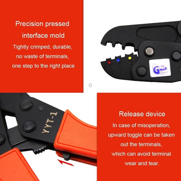 HSD YYT-1 Crimping Pliers Insulated Terminal Crimping Tools Crimping Clamps