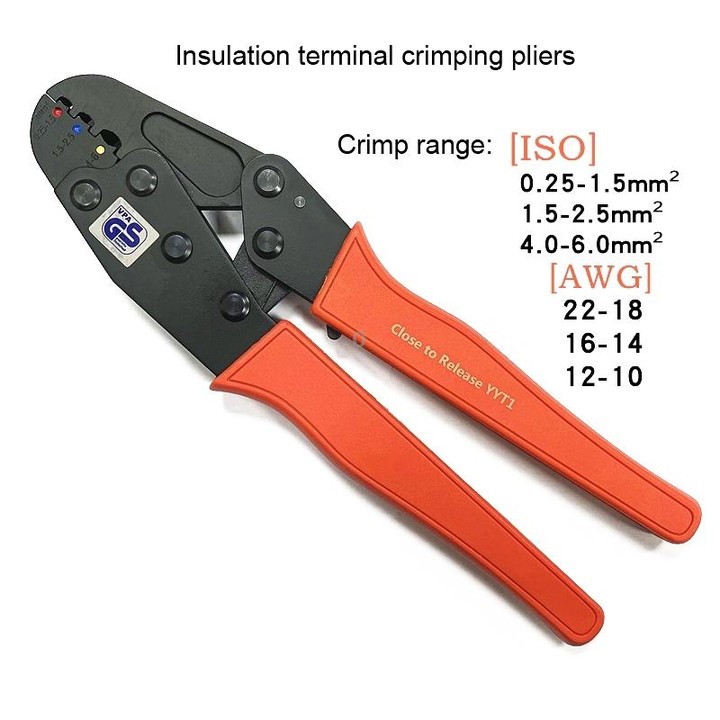 HSD YYT-1 Crimping Pliers Insulated Terminal Crimping Tools Crimping Clamps