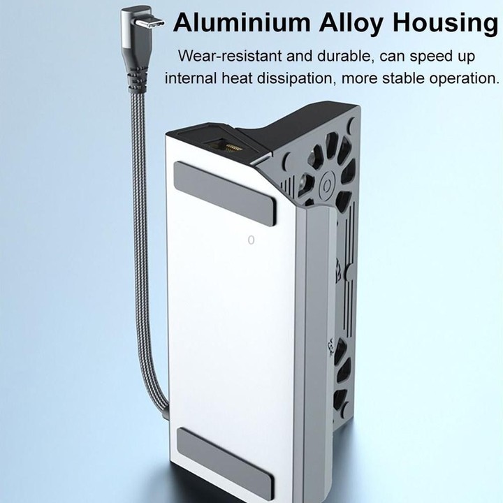 9 -in -1 For ASUS ROG Ally 100W PD Charging Game Console Stand Multifunctional USB 3.0 Docking Station