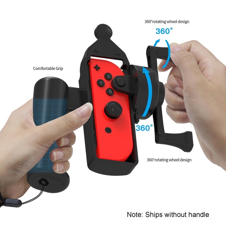 JYS JYS-NS248 For Switch / Switch OLED Left And Right Handle Body Feel Fishing Rod Fishing Aquarium Game Accessories