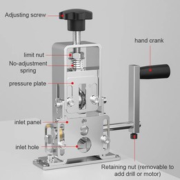Household Hand-Cranked Small Stripping Machine Waste Wire And Cable Stripping Tool, Style: Peeling Machine
