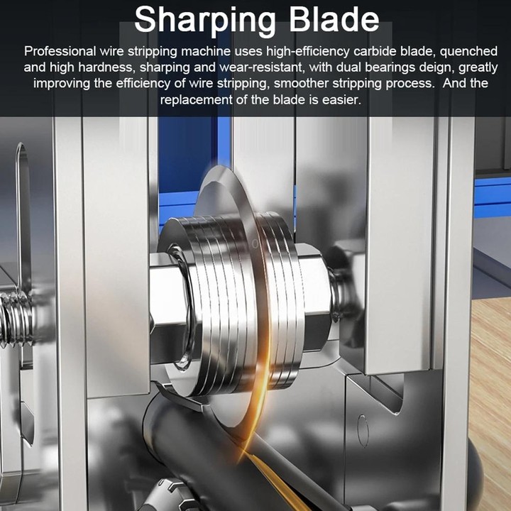Household Hand-Cranked Small Stripping Machine Waste Wire And Cable Stripping Tool, Style: Peeling Machine