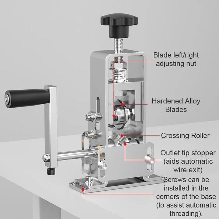 Household Hand-Cranked Small Stripping Machine Waste Wire And Cable Stripping Tool, Style: Peeling Machine