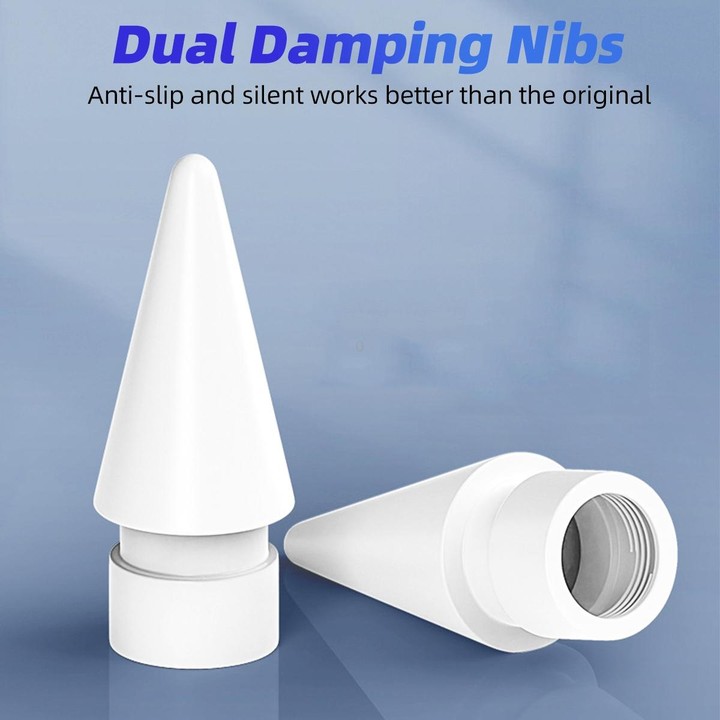 For Apple Pencil 1 / 2 Generation Replacement Tip Double Damping Anti-slip Modified Nib 2B