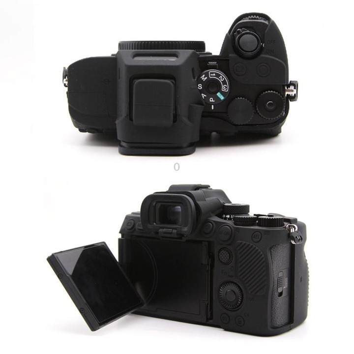For Sony A7RV Mirrorless Camera Protective Silicone Case, Color: Camouflage