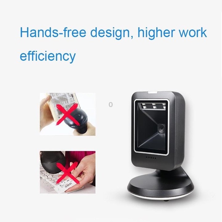 Supermarket Cashier Scanning Platform QR Code Payment Wired Handheld Barcode Scanner(DW158)