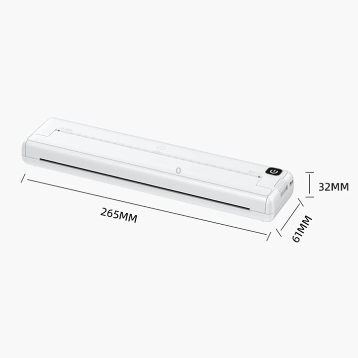 Small A4 Home Office Portable Inkless Printing Thermal Paper, Model: 200pcs Thermal Paper