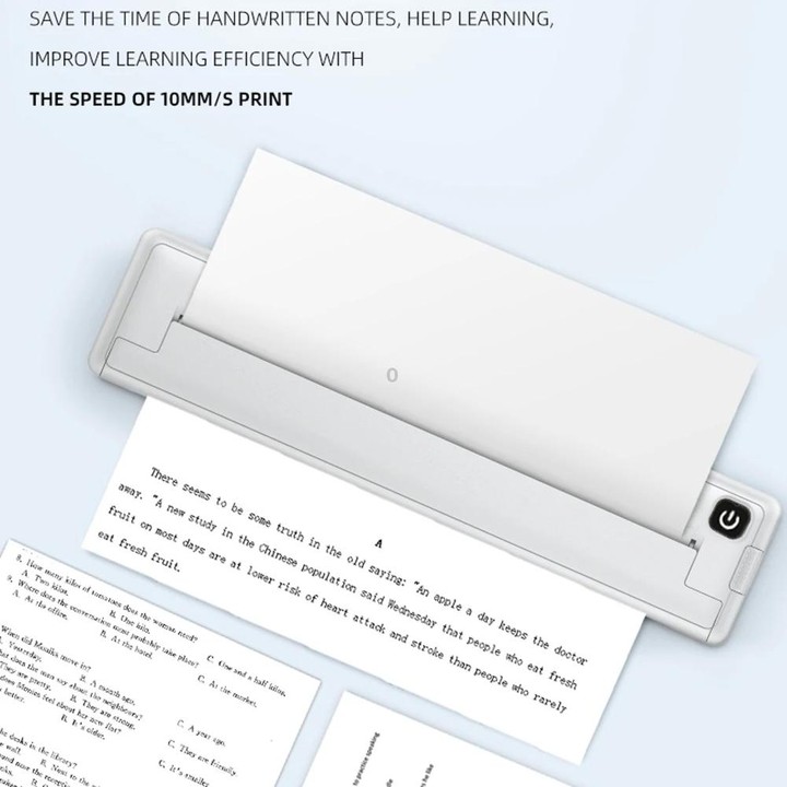 Small A4 Home Office Portable Inkless Printing Thermal Paper, Model: 200pcs Thermal Paper