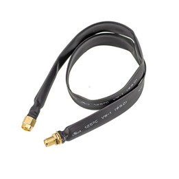 SMA Male To Female Fiberglass Antenna Through Wall Adapter Cable Flat Window Cable(40cm)
