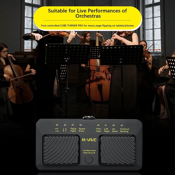 M-VAVE CUBE TURNER PRO Electric Guitar Effect Loop Bluetooth Spectrometer Controller