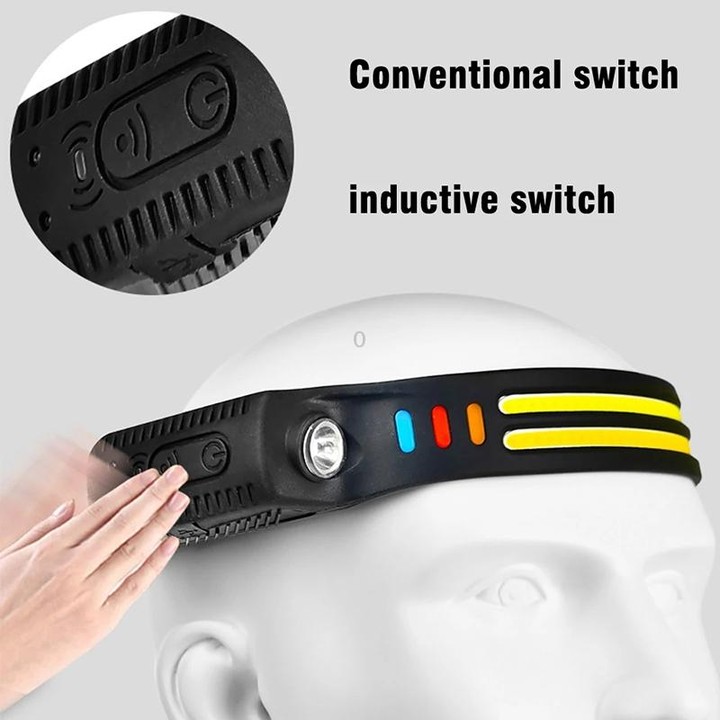 Sensor Headlight Rechargeable Outdoor Camping Fishing Lantern, Spec: 812-1