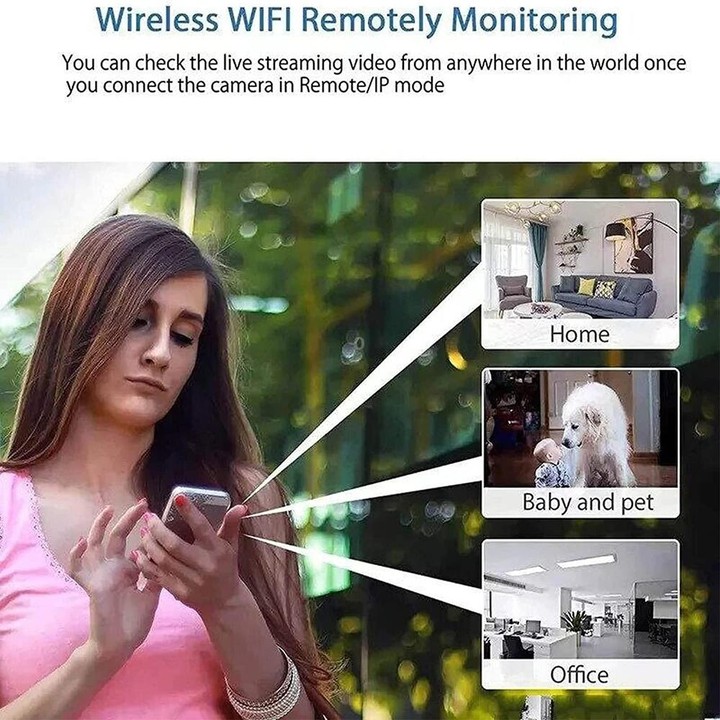 2 Million Pixel HD Home Smart WIFI Remote Mini 1080P Surveillance Camera, Specification: X5+128G