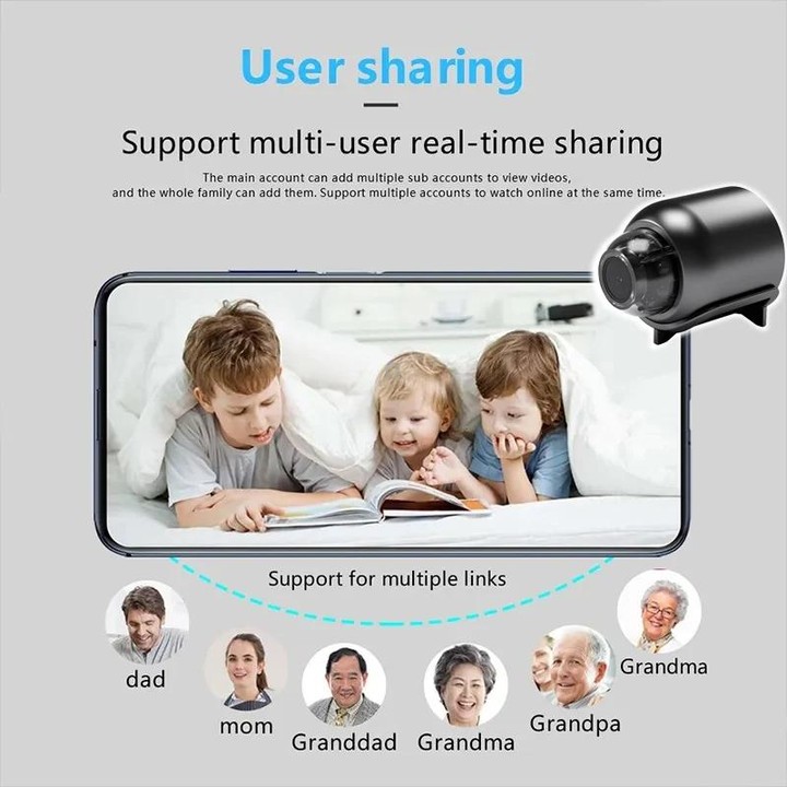 2 Million Pixel HD Home Smart WIFI Remote Mini 1080P Surveillance Camera, Specification: X5+128G