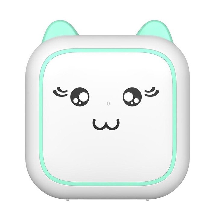 M5 Mini Cartoon Portable Bluetooth Printer Photo Thermal Printer(Blue)