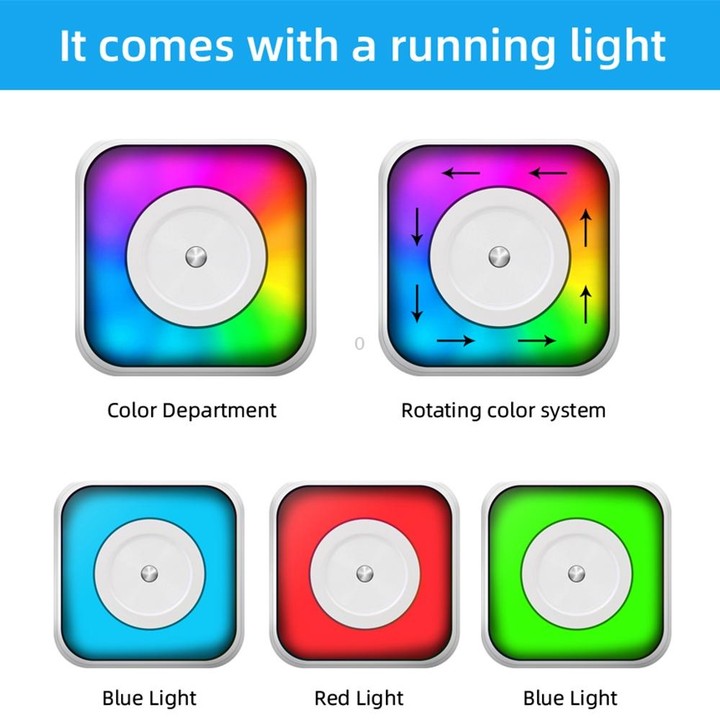 RGB Light Portable Mini Bluetooth Printer Inkless Document Label Printer with 5-Rolls Paper