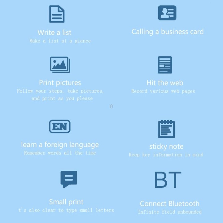 C15 Mini Student Bluetooth Inkless Photo Label Thermal Printer, Spec: Green+10 Paper