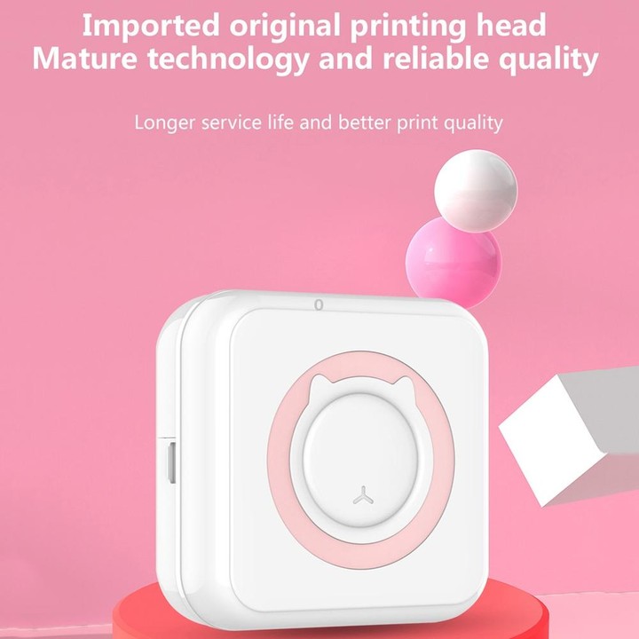 C15 Mini Student Bluetooth Inkless Photo Label Thermal Printer, Spec: Green+5 Stickers+5 Paper+3 Color Paper