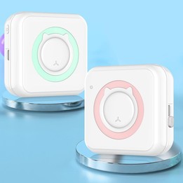 C15 Mini Student Bluetooth Inkless Photo Label Thermal Printer, Spec: Green+5 Stickers+5 Paper+3 Color Paper