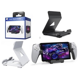 JYS Game Console Desktop Stand For PS Portal / Steam Deck / ROG Ally / Switch / Mobile Phones(White)