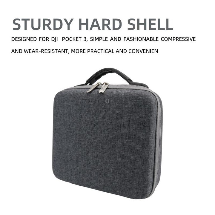 For DJI Osmo Pocket 3 Action Camera All-in-One Storage Bag Hand Cluth(Grey)