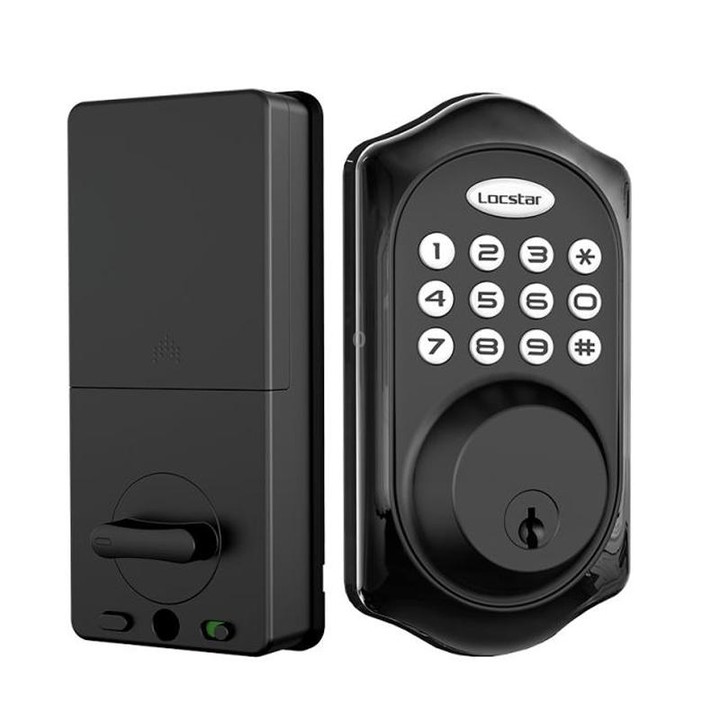 C88 Bluetooth Remote Tuya Automatic Smart Electronic Password Door Lock(Black)