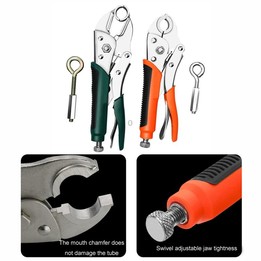 Floor Heating Pliers Manual Heating Pipe Removal Cleaning Installation Pliers, Model: 6 Point