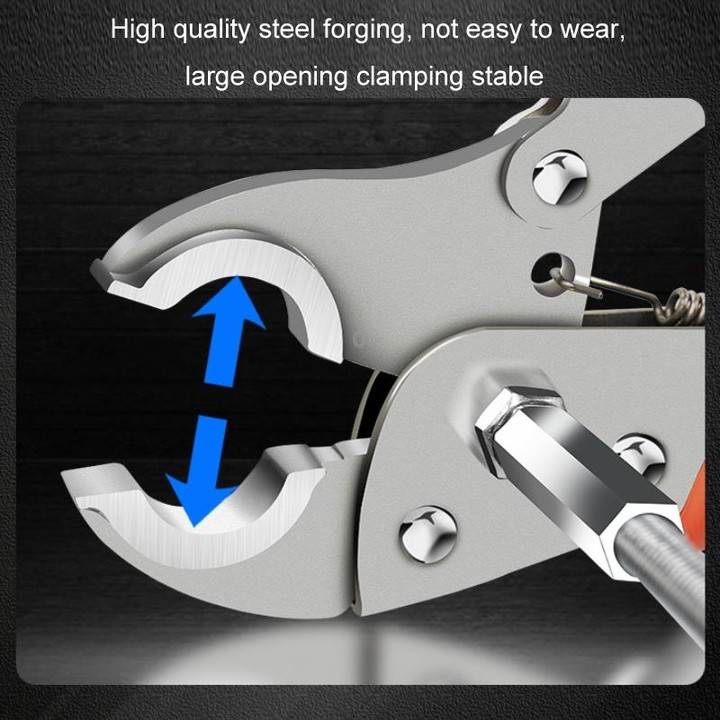 Floor Heating Pliers Manual Heating Pipe Removal Cleaning Installation Pliers, Model: 6 Point