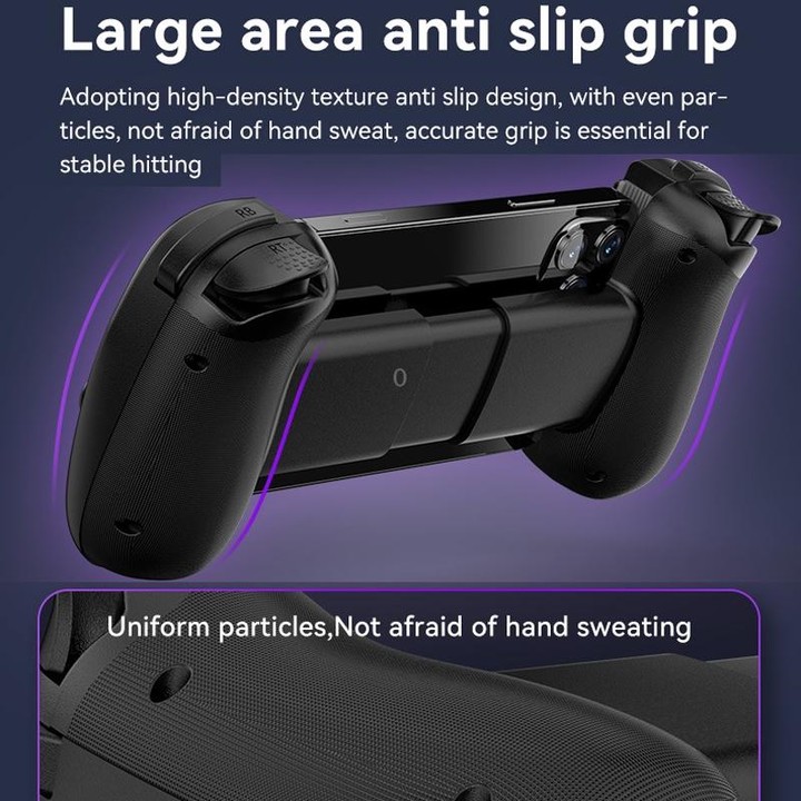 D8 Mobile Phone Stretch Band Light Gamepad Dual Hall Wireless Bluetooth Somatic Vibration Grip for PC / Android / IOS / Tablet /