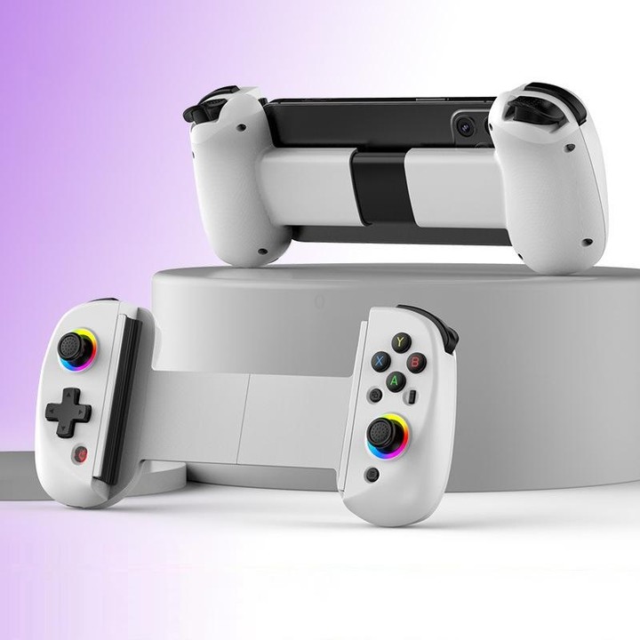 D8 Mobile Phone Stretch Band Light Gamepad Dual Hall Wireless Bluetooth Somatic Vibration Grip for PC / Android / IOS / Tablet /