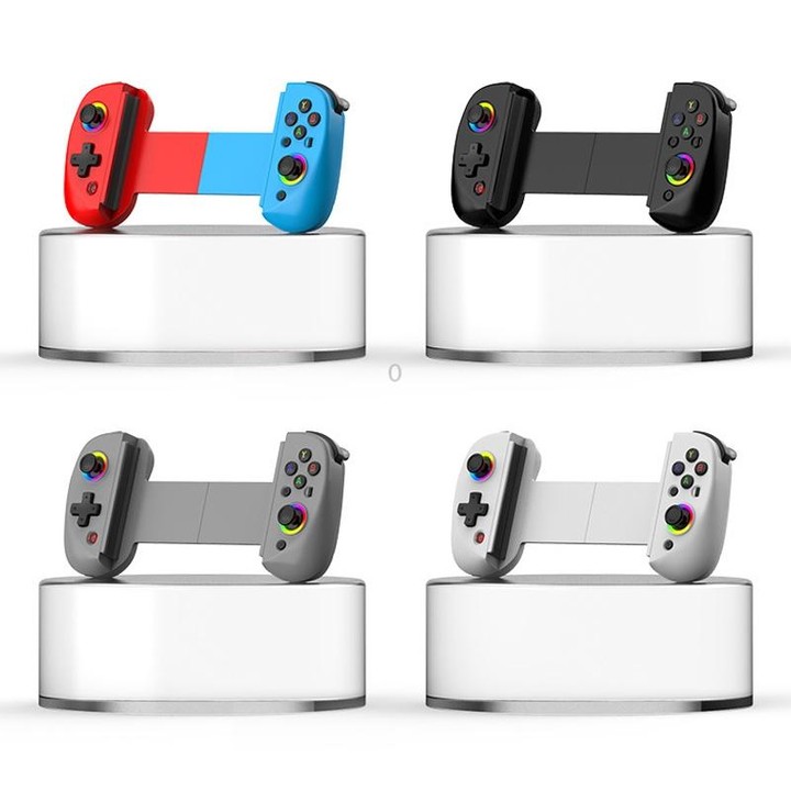 D8 Mobile Phone Stretch Band Light Gamepad Dual Hall Wireless Bluetooth Somatic Vibration Grip for PC / Android / IOS / Tablet /