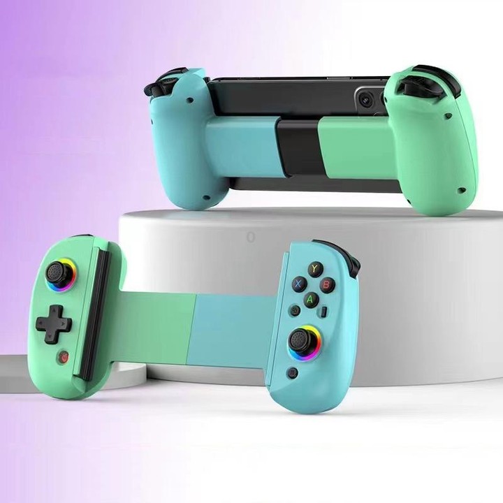D8 Mobile Phone Stretch Band Light Gamepad Dual Hall Wireless Bluetooth Somatic Vibration Grip for PC / Android / IOS / Tablet /