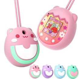 For Tamagotchi Pix Cartoon Electronic Pet Gaming Machine Silicone Protective Cover, Color: Blue