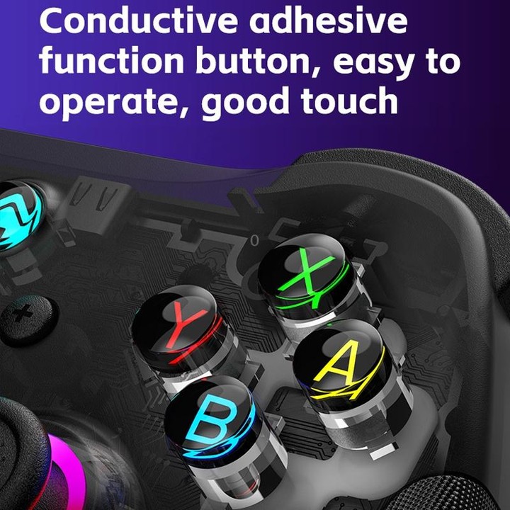 Z01 Wireless Gaming Vortex Dual Hall Body Grip For Switch / PS3 / PS4 / Adroid / IOS(green)