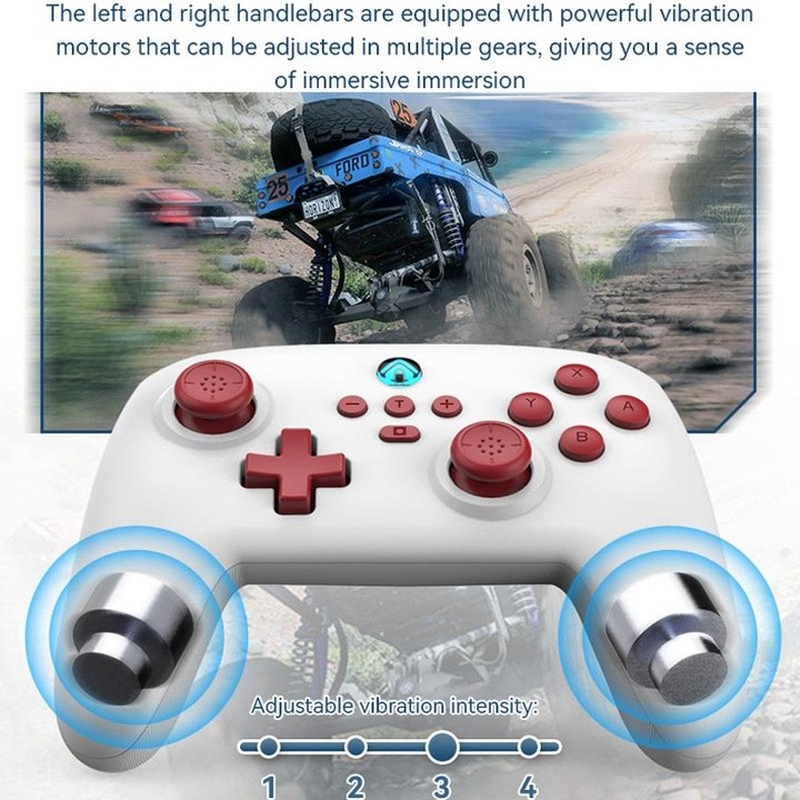 Wireless Bluetooth Gamepad With Wakeup Vibration Body Gamepad For Switch / Android / Apple / PC(Green)
